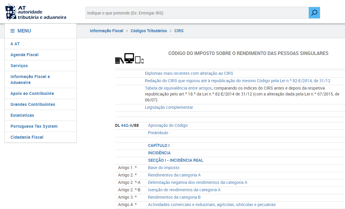 como calcular IRS